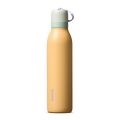 FreeSip Twist 24oz in Beachfront (muted golden yellow) with a pale mint green lid and white loop, shown